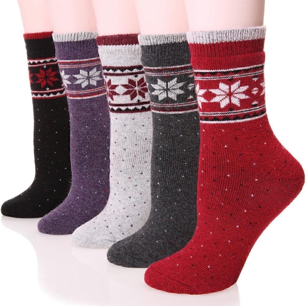 Scandinavian Style Merino Wool Blend Socks